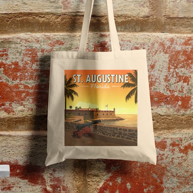 Vintage St. Augustine Florida Tote Bag (Creator Uploaded)