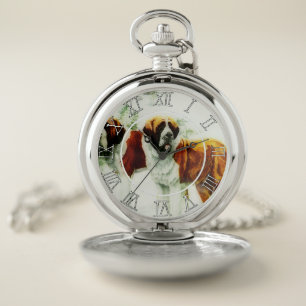 Vintage St. Bernards Pocket Watch
