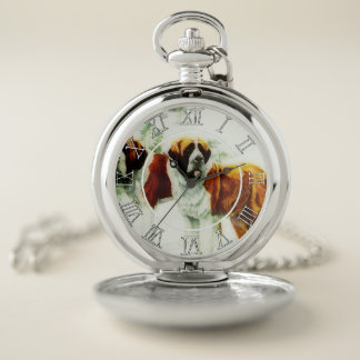 Vintage St. Bernards Pocket Watch