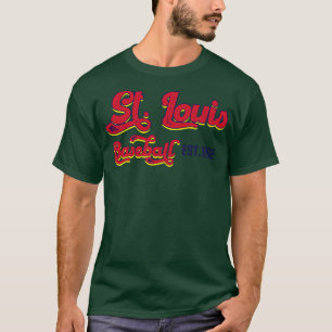 Vintage St Louis Baseball Est 1882 Baseball Lover T-Shirt