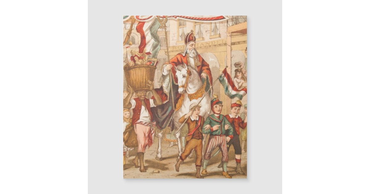 Vintage St Nicholas Dutch St Nick Sinterklaas Zazzle Com