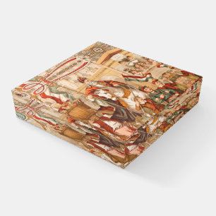 Vintage St. Nicholas Dutch St. Nick Sinterklaas Paperweight