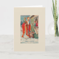 Vintage St. Nicholas German Greeting Card