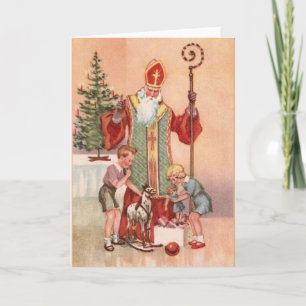 Vintage St. Nicholas Greeting Card