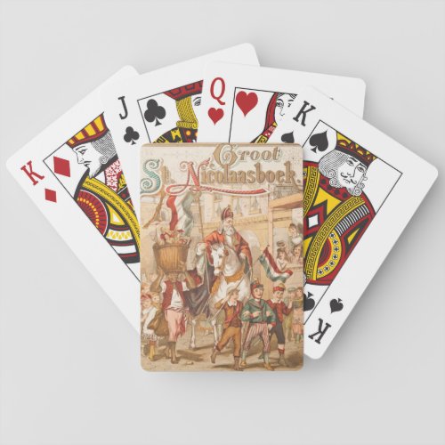 Vintage St Nicholas St Nick Sinterklaas Playing Cards