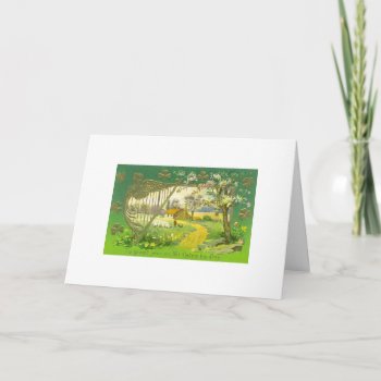 Vintage St. Pat' Day - Irish Countryside  Card by AsTimeGoesBy at Zazzle