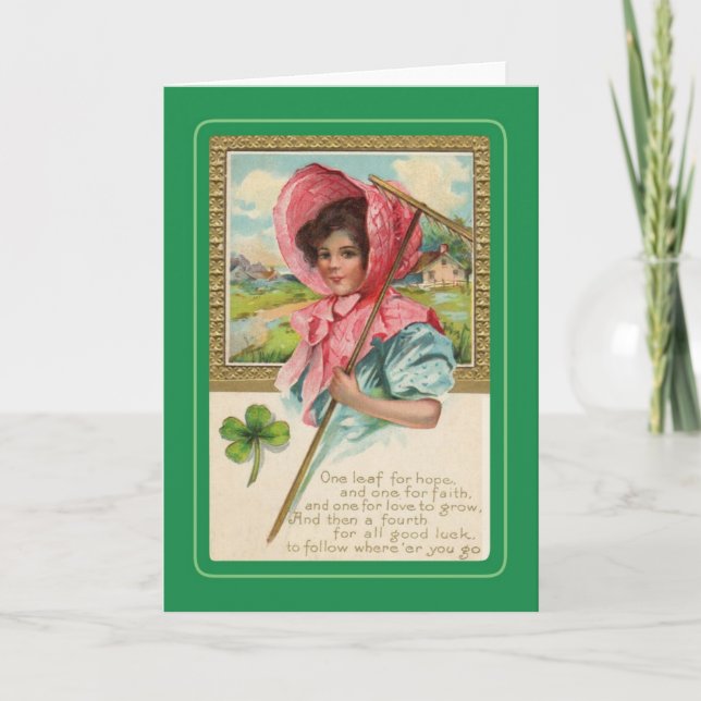 Vintage St Patrick's Day Card (Front)