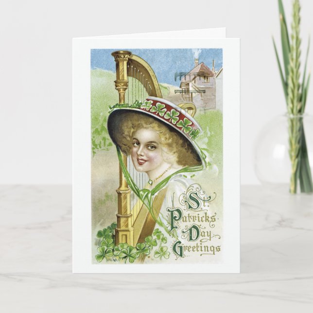 Vintage St Patrick's Day Card (Front)