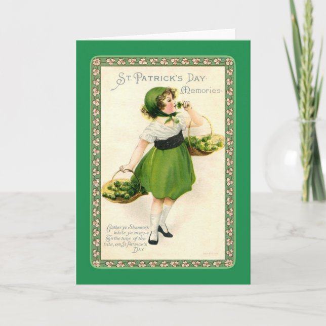 Vintage St Patrick's Day Card (Front)