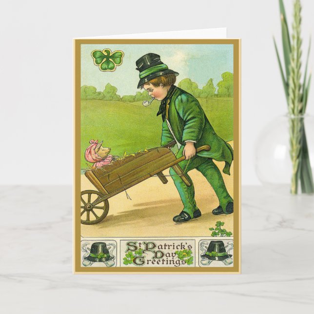 Vintage St Patrick's Day Card (Front)