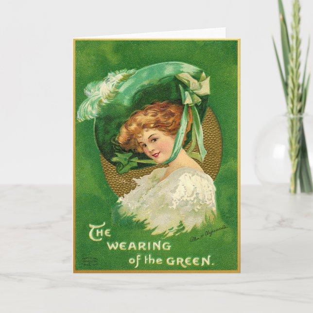 Vintage St Patrick's Day Card (Front)