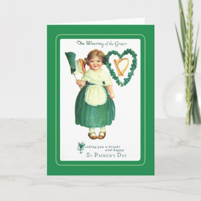 Vintage St Patrick's Day Card (Front)