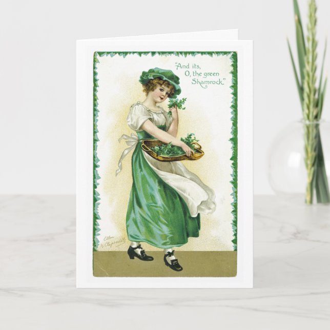 Vintage St Patrick's Day Card (Front)