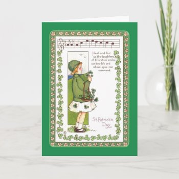 Vintage St Patrick's Day Card by Vintagearian at Zazzle