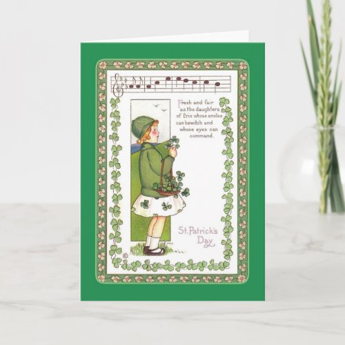 Vintage St Patricks Day Card