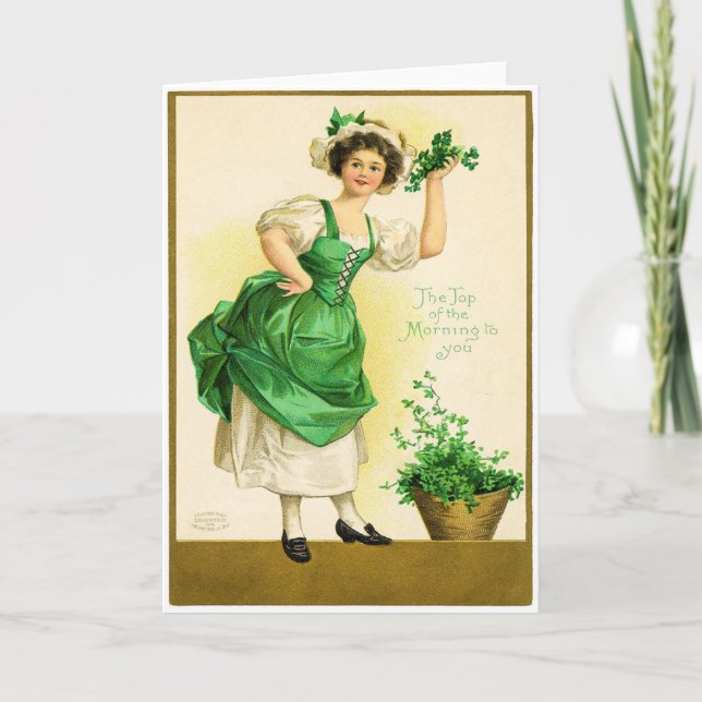 Vintage St Patrick's Day Card (Front)