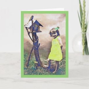 Vintage St. Patrick's Day Card Barefoot Beauty