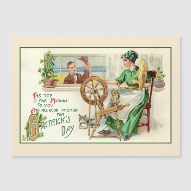 Vintage St. Patrick's Day Greeting (Front)