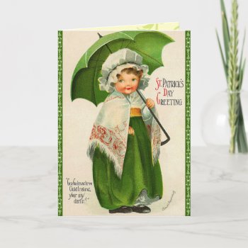 Vintage St. Patrick's Day Greeting Card by golden_oldies at Zazzle