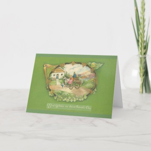 Vintage St Patricks Day Greeting Card