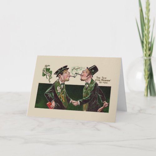 Vintage St Patricks Day Greeting Card