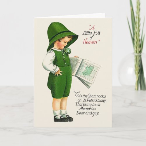 Vintage St Patricks Day Greeting Card