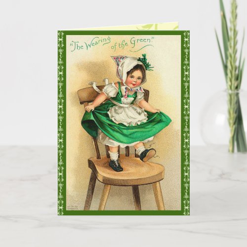 Vintage St Patricks Day Greeting Card