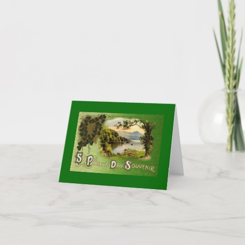 Vintage St Patricks Day Greeting Card