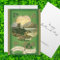 Vintage St. Patricks Day Greetings Shamrock Castle