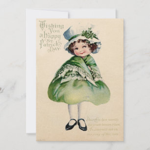 Vintage St Patrick's Day Holiday Card