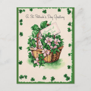 Vintage St. Patrick's Day Holiday Postcard