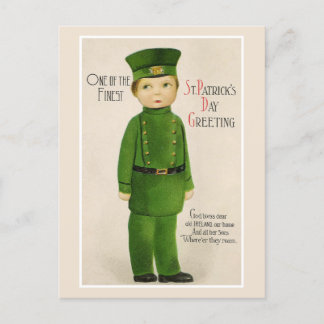Vintage St. Patrick's Day Holiday Postcard