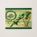 Vintage St. Patrick&#39;s Day Jigsaw Puzzle at Zazzle