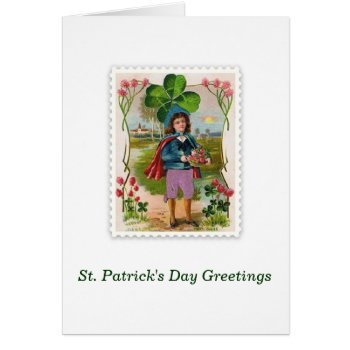 Vintage - St. Patrick's Day Lad  by AsTimeGoesBy at Zazzle