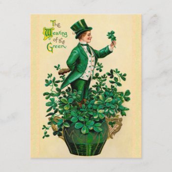 Vintage St. Patrick's Day Party Invitations! Invitation by golden_oldies at Zazzle