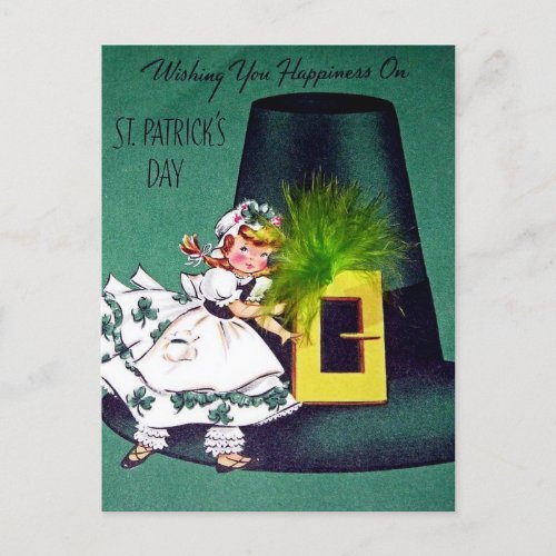 Vintage St Patricks Day Postcard