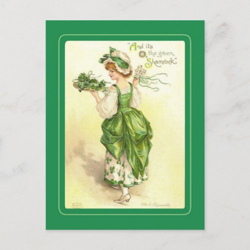 Vintage St Patricks Day postcard
