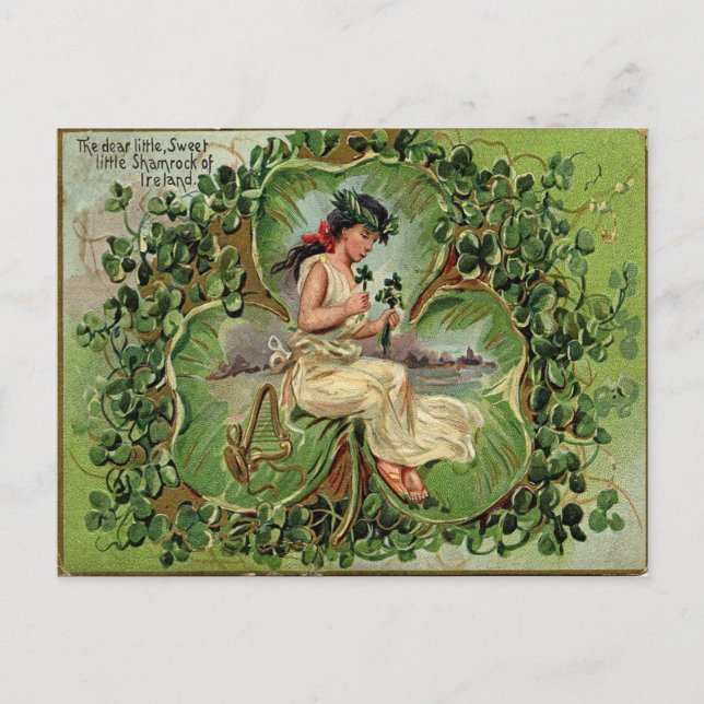 Vintage St Patrick's Day Postcard (Front)