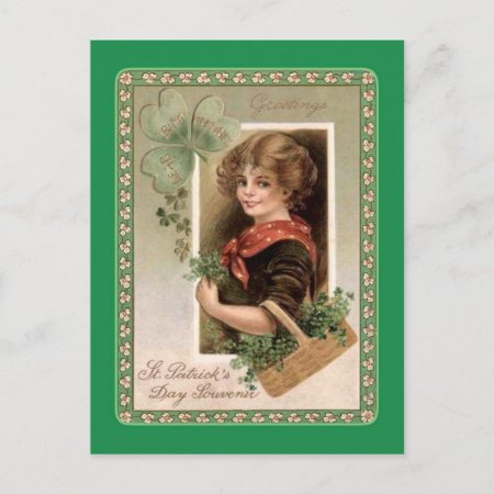 Vintage St Patrick's Day Postcard