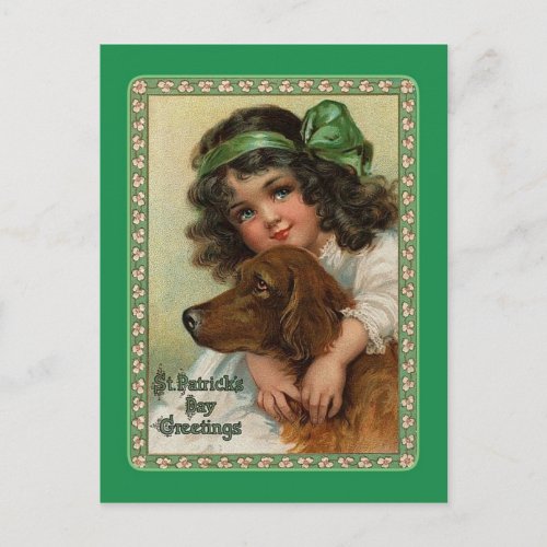 Vintage St Patricks Day postcard