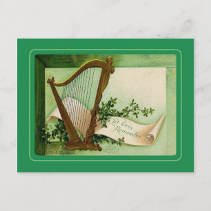 Vintage St Patrick's Day postcard