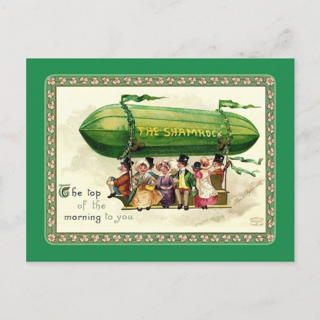 Vintage St Patrick's Day postcard (Front)