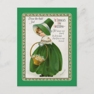 Vintage St Patrick's Day postcard
