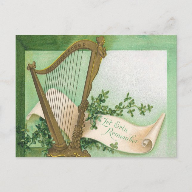 Vintage St. Patrick's Day Postcard (Front)