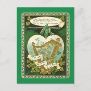 Vintage St Patrick's Day postcard