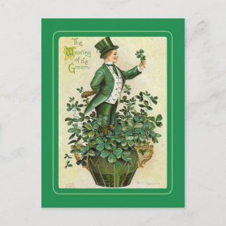 Vintage St Patrick's Day postcard