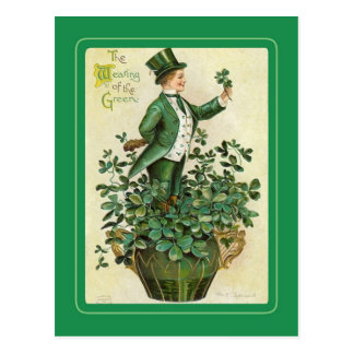 Vintage St Patrick's Day postcard