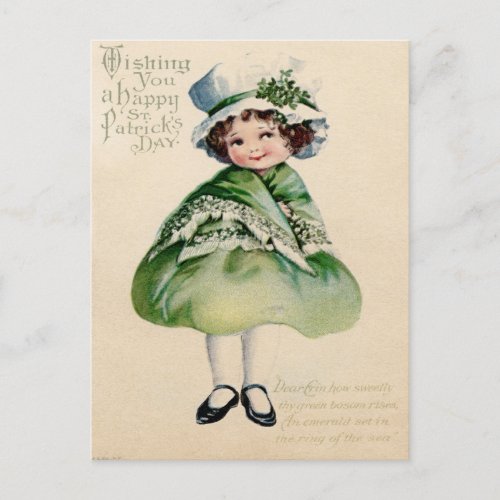 Vintage St Patricks Day Postcard