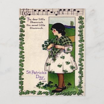 Vintage St Patrick's Day Postcard by EndlessVintage at Zazzle