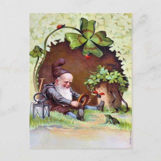 Vintage St Patrick's Day Postcard (Front)